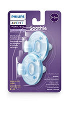 Philips Avent Soothie Pacifier 0-3m, blue/blue, 4 pack, SCF190/43