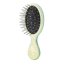 Wet Brush Squirt Detangler Hair Brushes - Jade, Geo - Mini Detangling Brush with Ultra-Soft IntelliFlex Bristles Glide Through Tangles with Ease - Pain-Free Comb for All Hair Types