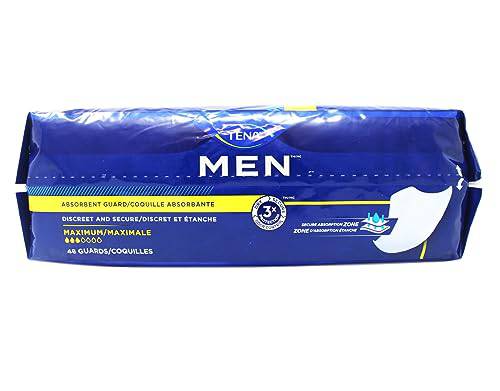 Tena Men Incontinence Guards for Men, 48 Count