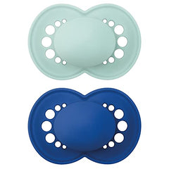 MAM Original Matte Pacifier (2 pack, 1 Sterilizing Pacifier Case), Pacifiers 16 Plus Months, Baby Boy Pacifier, Best Pacifiers for Breastfed Babies, Sterilizing Storage Case