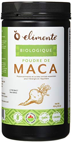 Elimento Organic Raw Maca Powder, 1 lb
