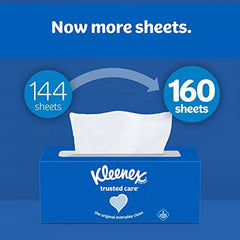 Kleenex Trusted Care Facial Tissues, 4 Flat Boxes - Zecoya