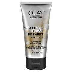 Olay Regenerist Shea Butter + Peptide 24 Nourishing Face Wash, Fragrance-Free, 150 ml