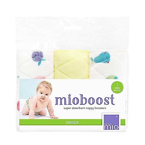 Bambino Mio, mioboost diaper insert, 3 pack, cute fruit