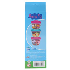 Peppa Pig 3 Pack Snack Container