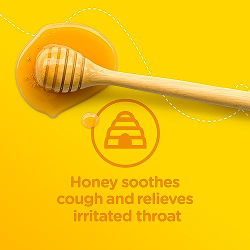 Zarbee's Baby Soothing Cough Syrup, Sore Throat Relief, Naturally Sourced Honey, Dye-Free, Peach & Honey Flavour, 59 mL