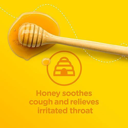 Zarbee's Baby Soothing Cough Syrup, Sore Throat Relief, Naturally Sourced Honey, Dye-Free, Peach & Honey Flavour, 59 mL