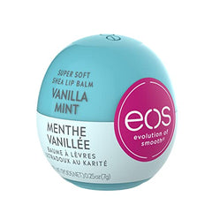 eos Vanilla Mint Visibly Soft Lip Balm, Shrink Wrapped, 7g, Pack of 1