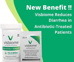 Visbiome® High Potency Probiotic 450 Billion Live Bacteria - 30 Packets Unflavored Powder- Shipped Cold in Recyclable Cooler with Temperature Monitor