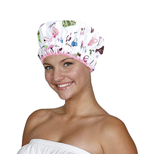 Betty Dain Stylish Design Mold Resistant Shower Cap, The Fashionista Colle Countion, Diva