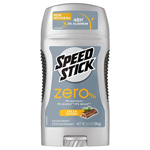 Speed Stick Zero Deodorant for Men, Fresh Woods, 76g