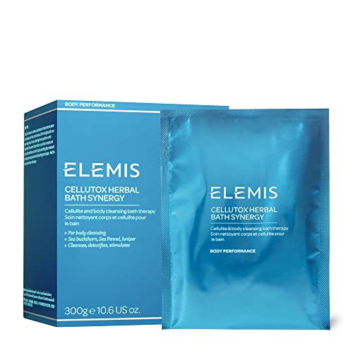 ELEMIS Cellutox Herbal Bath Synergy, Cellulite and Body Cleansing Bath Therapy, 10 Packets