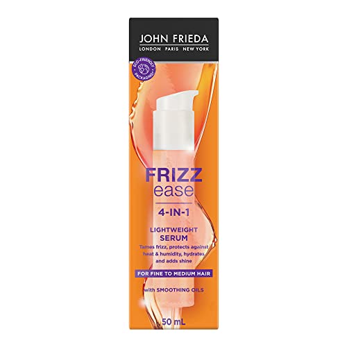 John Frieda Frizz Ease Lightweight Serum for Smoother Hair, Ideal for Fine to Medium Hair (50 mL)