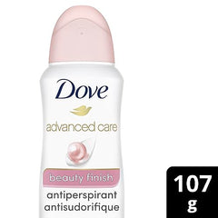 Dove Advanced Care Beauty Finish Dry Spray Antiperspirant Deodorant for Women with ¼ Moisturizers 107 g