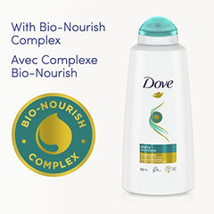 Dove Daily Moisture Shampoo with Bio-Nourish Complex moisturizes and nourishes dry hair 750 ml