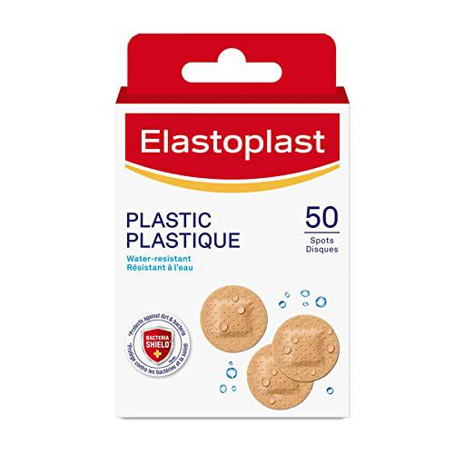 ELASTOPLAST Spots Plastic Adhesive Bandages, 50 Spots