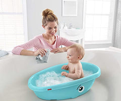 Fisher-Price Whale of a Tub - aquatic-themed baby bath that grows from infant to toddler