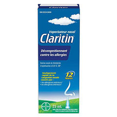 Claritin Allergy Decongestant Nasal Spray, Fast Acting Relief, 25ml