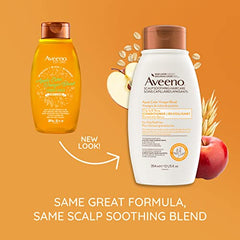 Aveeno Apple Cider Vinegar Clarifying Conditioner, Shine Boosting, Nourishing, for Dull Hair, 354 milliliters