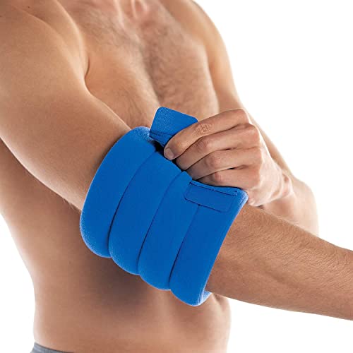 Bed Buddy Joint Wrap - Hot & Cold Therapy for Muscle Pain Relief and Joint Pain Relief - Large Heating Pad for Knee, Wrist, Elbow, Ankle, Arm or Leg, (Pack of 2)
