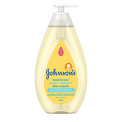 Johnson's Baby wash and shampoo for baths, head-to-toe, tear free, 800ml