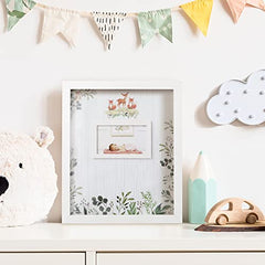 Kate Aspen Woodland, One Size, Baby Shower Guest Book Alternative with Wooden Teddy Bear Inserts, 22109NA