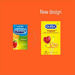 Durex Tropical Lubricated Condoms