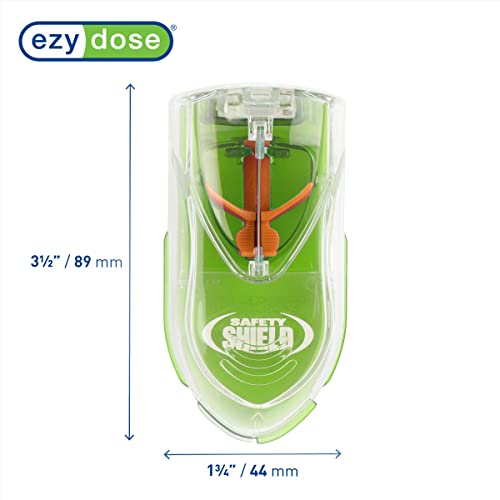 Ezy Dose Pill Cutter with Safety Shield, Safely Cut Pills and Vitamins, Pill Splitter, Green