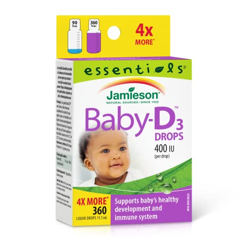 Baby-D - 400 IU Vitamin D3 Droplets, 11.7 ml (Pack of 1)