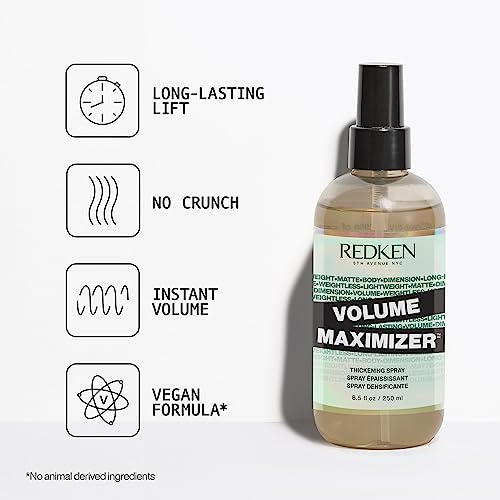 Redken Volume Maximizer Thickening Spray for Thin Hair, 8.5 fl. oz.