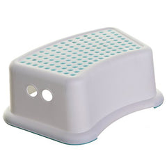 Dreambaby - Toddler Step Stool with Non Slip Base, Kids Step Stool for Bathroom, Potty Training and Kitchen - Aqua Dots