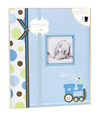 Lil Peach Train Baby Five Year Memory Book Photo Journal, Cherish Every Precious Moment Of Your Babys First Years, Blue