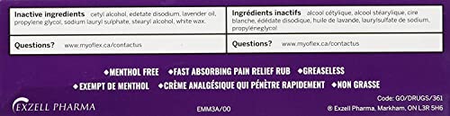 Myoflex Pain Relief Rub | Odourless | Provides Deep Penetrating Relief of Muscle Soreness & Joint Pain | Menthol Free | Stain Free | Non-Greasy | Great For Ages 2+ | 100 grams (Maximum Strength)