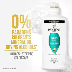 PANTENE PRO-V Smooth & Sleek Shampoo, 27.7oz/820mL