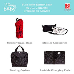 Disney Baby by J.L. Childress Ultimate Backpack PREMIUM Padded Car Seat Travel Bag - Gate Check Bag for Car Seats - Fits All Car Seats, Infant carriers & Booster Seats - Grey