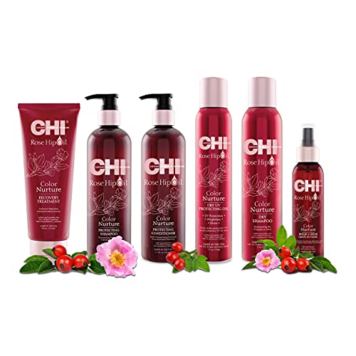 CHI Rose Hip Oil Color Nurture Protecting Conditioner, 11 5 Fl Oz