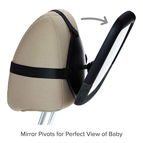 BRICA Brica 360 Degree Baby In Sight Pivot Mirror, 1 Count, black