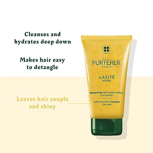 René Furterer - KARITE HYDRA - Hydrating Shine Shampoo - Hydrating shampoo with Shea Butter - Dry Hair, Moisturizing, Shea Oil - 150ml
