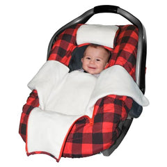 Jolly Jumper Arctic Sneak-A-Peek - Red/Black Plaid