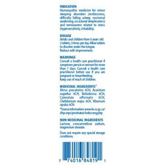 Boiron Quietude 90 tablets, Great for sleep and minor sleeping disorders (restlessness, difficulty falling asleep, nocturnal awakening, occasional sleeplessness) and nervousness (hypersensitivity, irritability). Homeopathic Medicine.