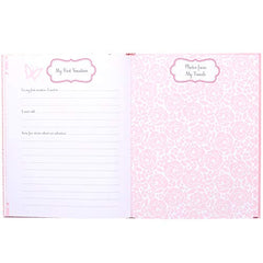 C.R. Gibson Pink and White 'Sweet Baby Girl' Bound First Five Years Baby Book, 64pgs, 10'' W x 11.75'' H