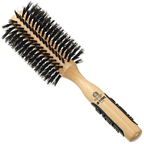 KENT K-Ns03 natural shine Brush, Large Radial, Pure Bristle, 1 Count