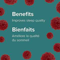 Webber Naturals Melatonin 10 mg Maximum Strength Gummy, 60 Gummies, Cherry Pomegranate Flavour, For Sleep Support, Vegan