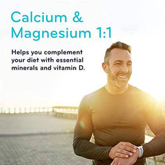 SISU Calcium & Magnesium 1:1 with D3 300 Count (Pack of 1)