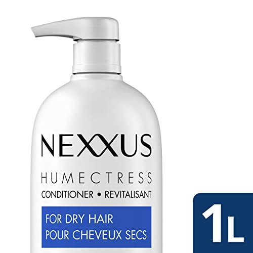 Nexxus Humectress Ultimate Moisture Conditioner for Dry Hair with ProteinFusion Blend of Elastin Protein and Green Caviar 1 L