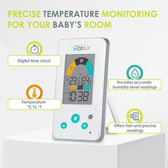 bblüv - Igrö - Indoor Digital Hygrometer & Thermometer with Humidity Monitor