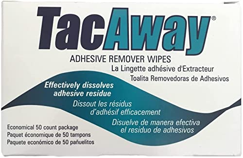 Skin-Tac-H Adhesive TacAway Remover Wipes, 50 count