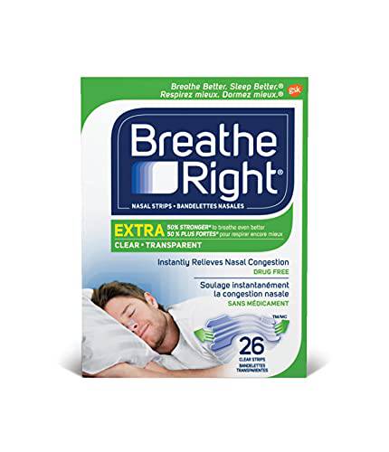 Nasal Strips Extra Clear 26 Clear Strips