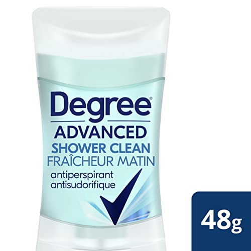 Degree Advanced Antiperspirant Stick Deodorant for 72H Sweat & Odour Protection Shower Clean with MotionSense® Technology 48 g