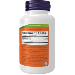 NOW Supplements Dandelion Root 500mg Capsules, 100 Count